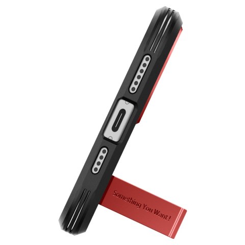 Etui Tough Armor MagSafe z podstawką na iPhone 15 czerwone Etui Tough Armor MagSafe z podstawką na iPhone 15 czerwone