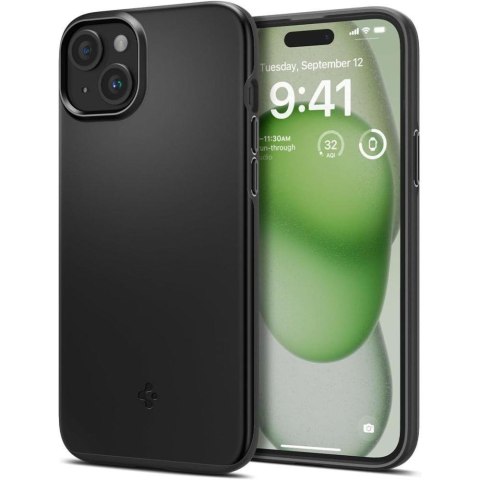 Etui ochronne do iPhone 15 Plus Thin Fit czarne Etui ochronne do iPhone 15 Plus Thin Fit czarne