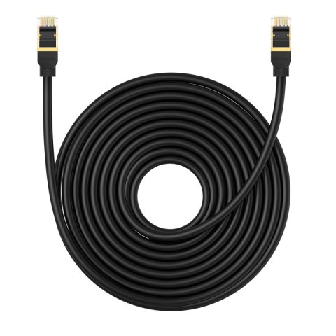 Kabel sieciowy LAN RJ45 Ethernet High Speed Cat.8 40Gbps 10m czarny Kabel sieciowy LAN RJ45 Ethernet High Speed Cat.8 40Gbps 10m czarny
