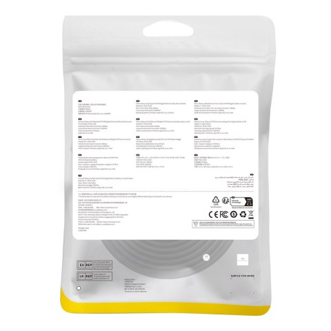 Kabel sieciowy LAN RJ45 Ethernet High Speed Cat.8 40Gbps 10m czarny Kabel sieciowy LAN RJ45 Ethernet High Speed Cat.8 40Gbps 10m czarny