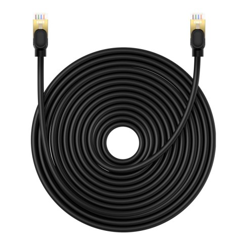 Kabel sieciowy LAN RJ45 Ethernet High Speed Cat.8 40Gbps 20m czarny Kabel sieciowy LAN RJ45 Ethernet High Speed Cat.8 40Gbps 20m czarny