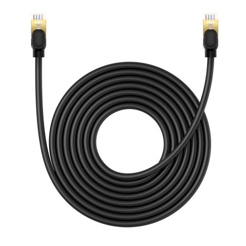 Kabel sieciowy LAN RJ45 Ethernet High Speed Cat.8 40Gbps 8m czarny Kabel sieciowy LAN RJ45 Ethernet High Speed Cat.8 40Gbps 8m czarny