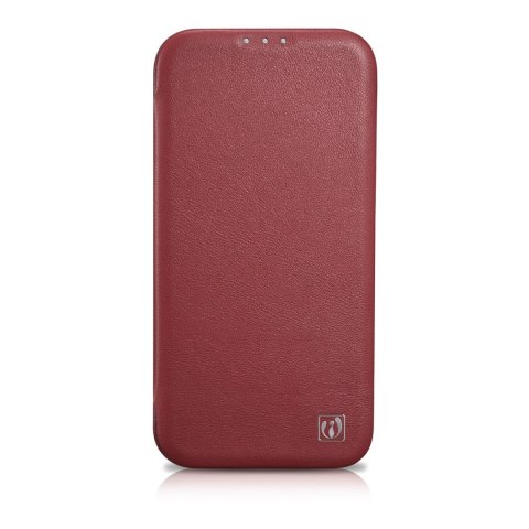 Skórzane etui iPhone 14 Plus z klapką magnetyczne MagSafe CE Premium Leather bordowy Skórzane etui iPhone 14 Plus z klapką magnetyczne MagSafe CE Premium Leather bordowy