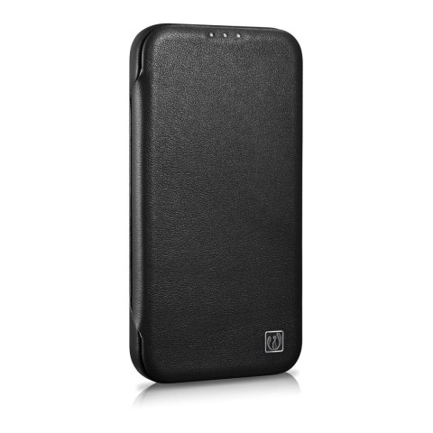 Skórzane etui iPhone 14 Plus z klapką magnetyczne MagSafe CE Premium Leather czarny Skórzane etui iPhone 14 Plus z klapką magnetyczne MagSafe CE Premium Leather czarny