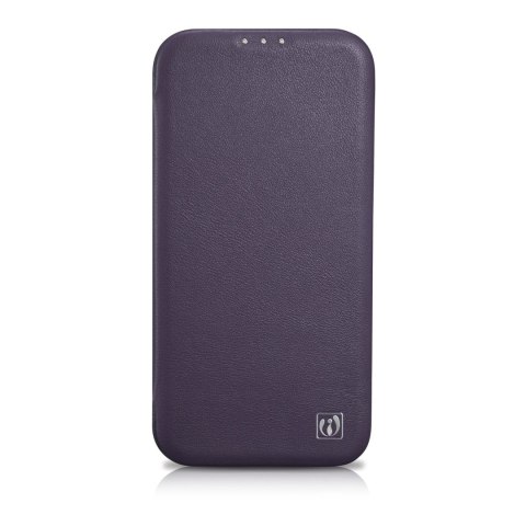 Skórzane etui iPhone 14 Plus z klapką magnetyczne MagSafe CE Premium Leather fioletowy Skórzane etui iPhone 14 Plus z klapką magnetyczne MagSafe CE Premium Leather fioletowy