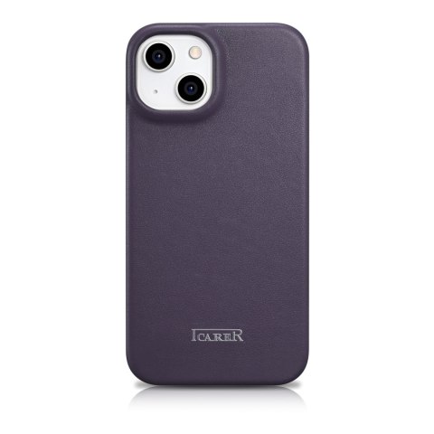 Skórzane etui iPhone 14 Plus z klapką magnetyczne MagSafe CE Premium Leather fioletowy Skórzane etui iPhone 14 Plus z klapką magnetyczne MagSafe CE Premium Leather fioletowy