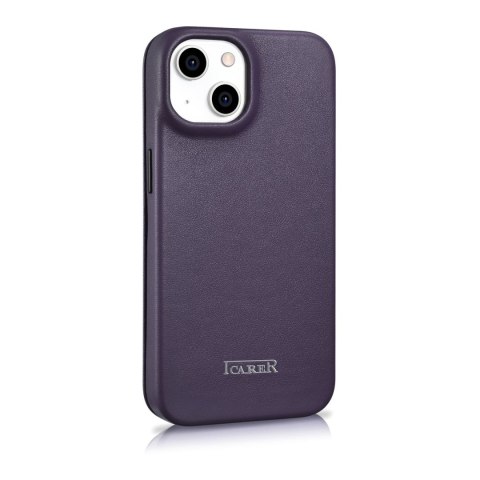 Skórzane etui iPhone 14 Plus z klapką magnetyczne MagSafe CE Premium Leather fioletowy Skórzane etui iPhone 14 Plus z klapką magnetyczne MagSafe CE Premium Leather fioletowy