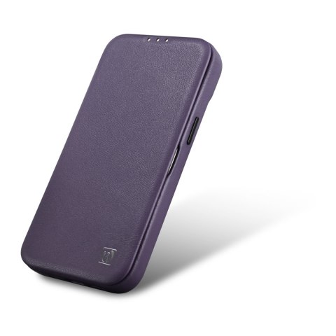 Skórzane etui iPhone 14 Plus z klapką magnetyczne MagSafe CE Premium Leather fioletowy Skórzane etui iPhone 14 Plus z klapką magnetyczne MagSafe CE Premium Leather fioletowy