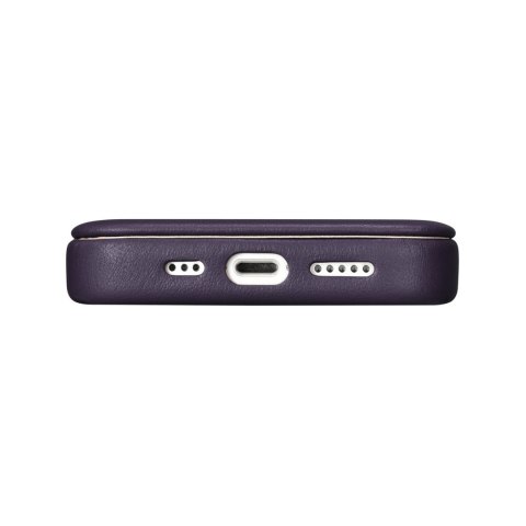 Skórzane etui iPhone 14 Plus z klapką magnetyczne MagSafe CE Premium Leather fioletowy Skórzane etui iPhone 14 Plus z klapką magnetyczne MagSafe CE Premium Leather fioletowy