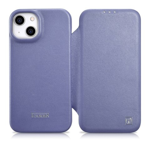 Skórzane etui iPhone 14 Plus z klapką magnetyczne MagSafe CE Premium Leather jasno fioletowy Skórzane etui iPhone 14 Plus z klapką magnetyczne MagSafe CE Premium Leather jasno fioletowy