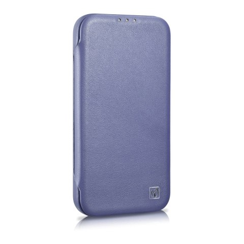 Skórzane etui iPhone 14 Plus z klapką magnetyczne MagSafe CE Premium Leather jasno fioletowy Skórzane etui iPhone 14 Plus z klapką magnetyczne MagSafe CE Premium Leather jasno fioletowy