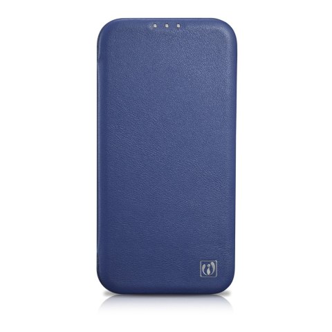 Skórzane etui iPhone 14 Plus z klapką magnetyczne MagSafe CE Premium Leather niebieski Skórzane etui iPhone 14 Plus z klapką magnetyczne MagSafe CE Premium Leather niebieski