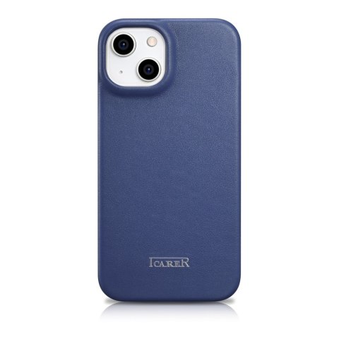 Skórzane etui iPhone 14 Plus z klapką magnetyczne MagSafe CE Premium Leather niebieski Skórzane etui iPhone 14 Plus z klapką magnetyczne MagSafe CE Premium Leather niebieski