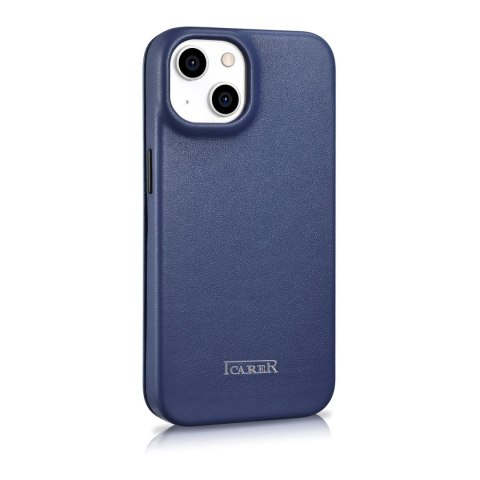 Skórzane etui iPhone 14 Plus z klapką magnetyczne MagSafe CE Premium Leather niebieski Skórzane etui iPhone 14 Plus z klapką magnetyczne MagSafe CE Premium Leather niebieski