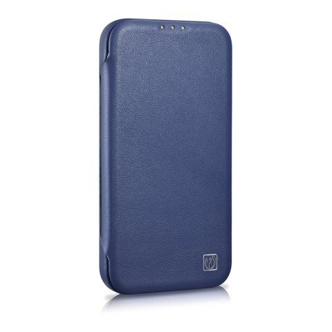 Skórzane etui iPhone 14 Plus z klapką magnetyczne MagSafe CE Premium Leather niebieski Skórzane etui iPhone 14 Plus z klapką magnetyczne MagSafe CE Premium Leather niebieski