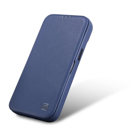 Skórzane etui iPhone 14 Plus z klapką magnetyczne MagSafe CE Premium Leather niebieski Skórzane etui iPhone 14 Plus z klapką magnetyczne MagSafe CE Premium Leather niebieski