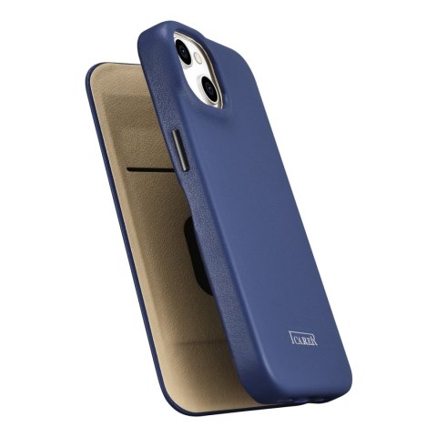 Skórzane etui iPhone 14 Plus z klapką magnetyczne MagSafe CE Premium Leather niebieski Skórzane etui iPhone 14 Plus z klapką magnetyczne MagSafe CE Premium Leather niebieski