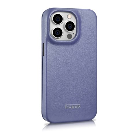 Skórzane etui iPhone 14 Pro Max z klapką magnetyczne MagSafe CE Premium Leather jasno fioletowy Skórzane etui iPhone 14 Pro Max z klapką magnetyczne MagSafe CE Premium Leather jasno fioletowy