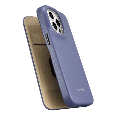 Skórzane etui iPhone 14 Pro Max z klapką magnetyczne MagSafe CE Premium Leather jasno fioletowy Skórzane etui iPhone 14 Pro Max z klapką magnetyczne MagSafe CE Premium Leather jasno fioletowy