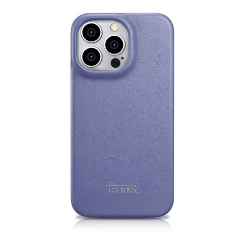 Skórzane etui iPhone 14 Pro Max z klapką magnetyczne MagSafe CE Premium Leather jasno fioletowy Skórzane etui iPhone 14 Pro Max z klapką magnetyczne MagSafe CE Premium Leather jasno fioletowy