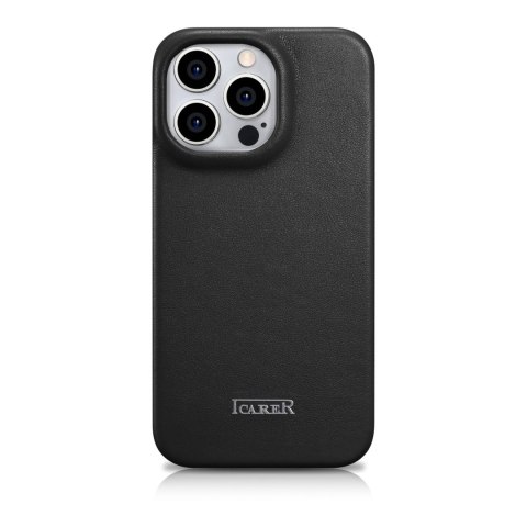 Skórzane etui iPhone 14 Pro z klapką magnetyczne MagSafe CE Premium Leather czarny Skórzane etui iPhone 14 Pro z klapką magnetyczne MagSafe CE Premium Leather czarny