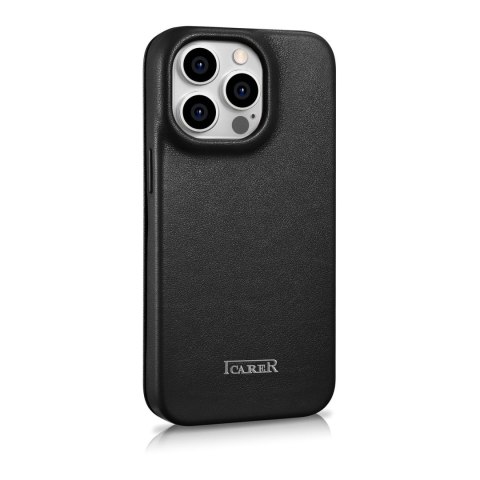 Skórzane etui iPhone 14 Pro z klapką magnetyczne MagSafe CE Premium Leather czarny Skórzane etui iPhone 14 Pro z klapką magnetyczne MagSafe CE Premium Leather czarny