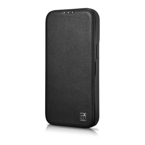 Skórzane etui iPhone 14 Pro z klapką magnetyczne MagSafe CE Premium Leather czarny Skórzane etui iPhone 14 Pro z klapką magnetyczne MagSafe CE Premium Leather czarny