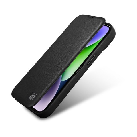 Skórzane etui iPhone 14 Pro z klapką magnetyczne MagSafe CE Premium Leather czarny Skórzane etui iPhone 14 Pro z klapką magnetyczne MagSafe CE Premium Leather czarny