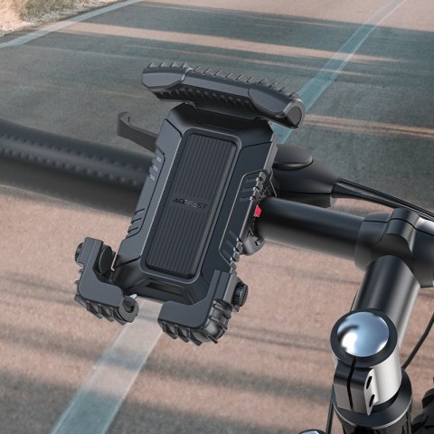 Uchwyt do telefonu na rower motocykl hulajnogę 4.5 - 6.7'' czarny Uchwyt do telefonu na rower motocykl hulajnogę 4.5 - 6.7'' czarny
