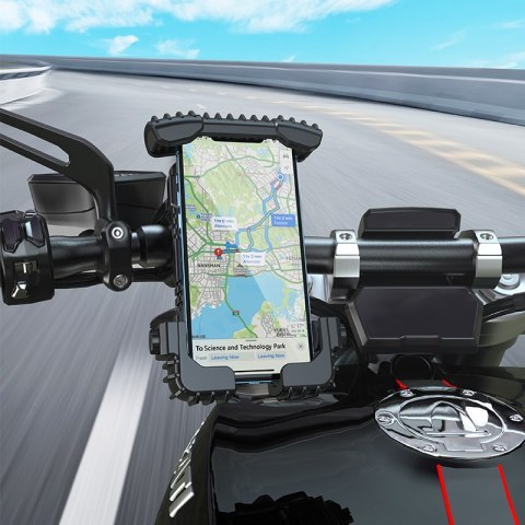Uchwyt do telefonu na rower motocykl hulajnogę 4.5 - 6.7'' czarny Uchwyt do telefonu na rower motocykl hulajnogę 4.5 - 6.7'' czarny