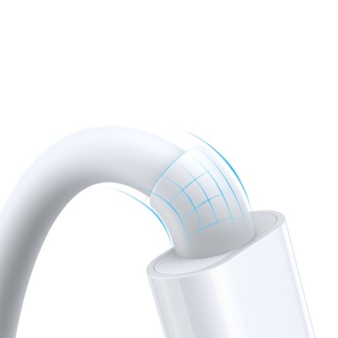 3w1 Kabel przewód USB-A z ładowarka indukcyjną + 1x iPhone Lightning + 1x USB-C 1.2m biały 3w1 Kabel przewód USB-A z ładowarka indukcyjną + 1x iPhone Lightning + 1x USB-C 1.2m biały