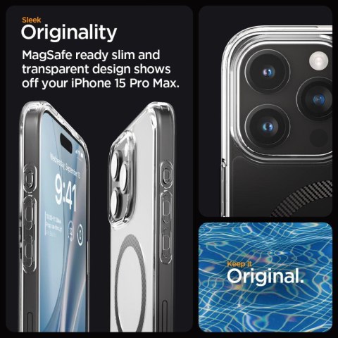 Etui Ultra Hybrid Mag z MagSafe na iPhone 15 Pro Max szare Etui Ultra Hybrid Mag z MagSafe na iPhone 15 Pro Max szare
