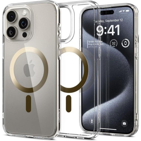 Etui Ultra Hybrid Mag z MagSafe na iPhone 15 Pro złote Etui Ultra Hybrid Mag z MagSafe na iPhone 15 Pro złote