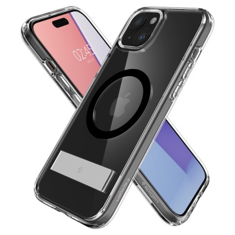 Etui Ultra Hybrid S MagSafe z podstawką do iPhone 15 Plus czarne Etui Ultra Hybrid S MagSafe z podstawką do iPhone 15 Plus czarne
