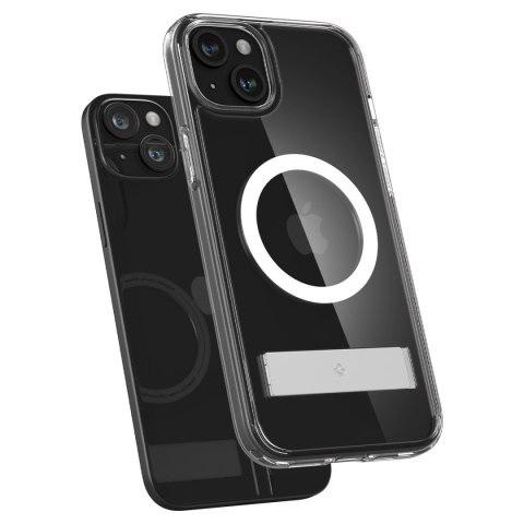 Etui Ultra Hybrid S MagSafe z podstawką do iPhone 15 Plus przezroczyste Etui Ultra Hybrid S MagSafe z podstawką do iPhone 15 Plus przezroczyste