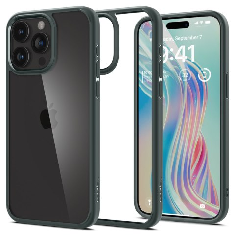 Etui Ultra Hybrid na iPhone 15 Pro Max ciemnozielone Etui Ultra Hybrid na iPhone 15 Pro Max ciemnozielone