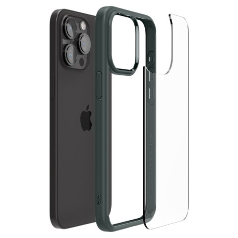 Etui Ultra Hybrid na iPhone 15 Pro Max ciemnozielone Etui Ultra Hybrid na iPhone 15 Pro Max ciemnozielone