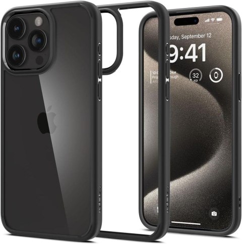 Etui Ultra Hybrid na iPhone 15 Pro czarny mat Etui Ultra Hybrid na iPhone 15 Pro czarny mat