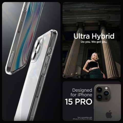 Etui Ultra Hybrid na iPhone 15 Pro przezroczyste Etui Ultra Hybrid na iPhone 15 Pro przezroczyste