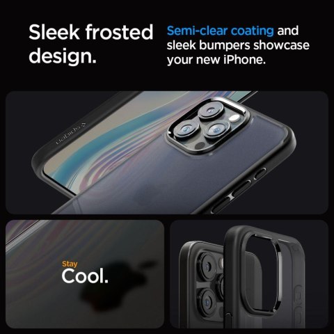 Etui Ultra Hybrid na iPhone 15 Pro przezroczysto-czarne Etui Ultra Hybrid na iPhone 15 Pro przezroczysto-czarne