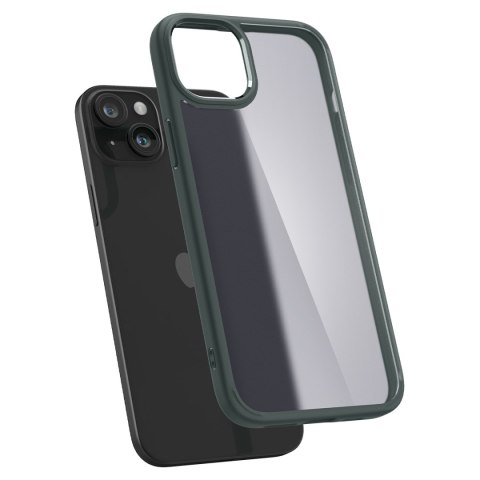 Etui Ultra Hybrid na iPhone 15 ciemnozielone Etui Ultra Hybrid na iPhone 15 ciemnozielone