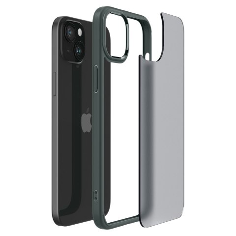 Etui Ultra Hybrid na iPhone 15 ciemnozielone Etui Ultra Hybrid na iPhone 15 ciemnozielone