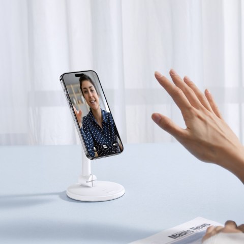 Magnetyczny uchwyt stojący MagPro do telefonu tabletu biały Magnetyczny uchwyt stojący MagPro do telefonu tabletu biały