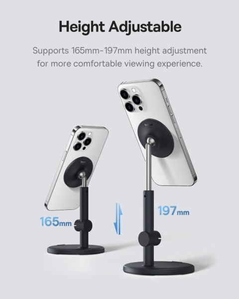 Magnetyczny uchwyt stojący MagPro do telefonu tabletu czarny Magnetyczny uchwyt stojący MagPro do telefonu tabletu czarny