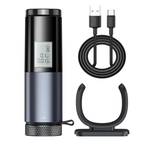 Precyzyjny dokładany Alkomat CRCX-01 z kablem USB-C 1m czarny Precyzyjny dokładany Alkomat CRCX-01 z kablem USB-C 1m czarny