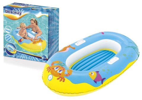 Dmuchany Ponton Dla Dzieci 119 cm x 79 cm Niebieski Bestway 34009 Dmuchany Ponton Dla Dzieci 119 cm x 79 cm Niebieski Bestway 34009