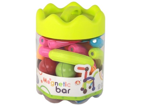 Klocki Magnetyczne Kolorowe Edukacyjne 32 ele. Klocki Magnetyczne Kolorowe Edukacyjne 32 ele.