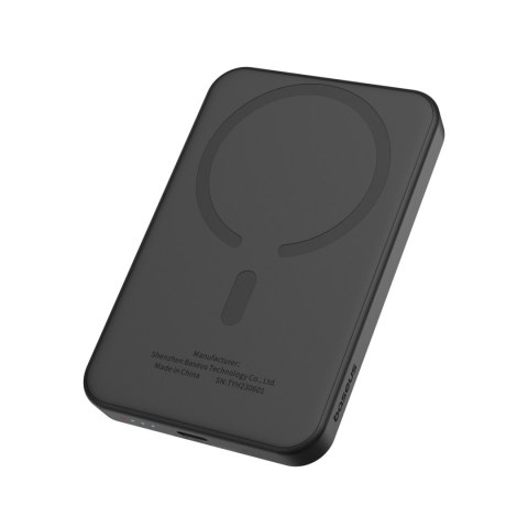 Mini powerbank 5000mAh 20W + kabel USB-C 20V / 3A czarny Mini powerbank 5000mAh 20W + kabel USB-C 20V / 3A czarny