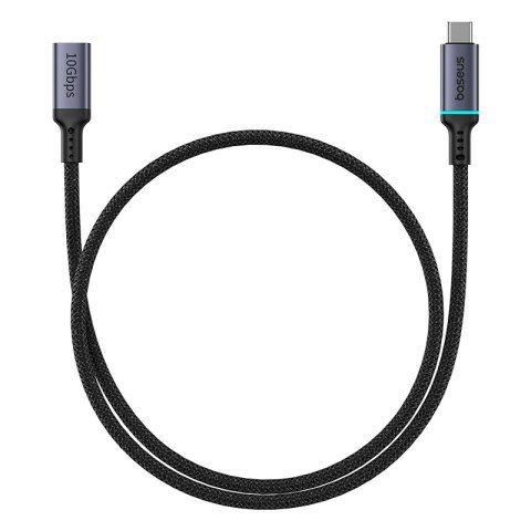 Przedłużacz kabla przewodu USB-C 10Gbps 0.5m czarny Przedłużacz kabla przewodu USB-C 10Gbps 0.5m czarny