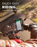 Rowerowy motocyklowy uchwyt do telefonu na kierownicę Security Lock czarny